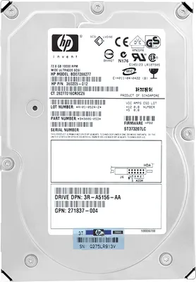 Immagine prodotto di Disco rigido HP BD07288277 72GB 15000Rpm 8Mb 80 Pin 3,5" 360205-012