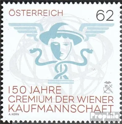 Produktbild von Briefmarken Österreich 2014 Mi 3161 (kompl.Ausg.) gestempelt Kaufmannschaft