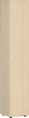 Produktbild von Geramöbel Flügeltürenschrank mit Standfüßen, Griff links oder rechts, inkl. Türdämpfer, nicht abschließbar, 400x420x2160, Ahorn/Ahorn, S-346100-AA