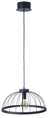 Image de Suspension LED circulaire, culot E27, 39W, lumière blanche neutre (4000K), couleur noire, pour intérieur, idéale pour salle à manger, salon ou cuisine