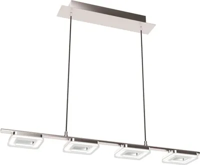 Produktbild von Eglo LED Pendelleuchte Torretta 1 Nickel matt 4 x 3,8W 1280lm warmweiß 3000K kürzbar