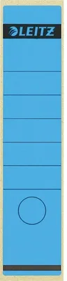 Produktbild von Ordnerrückenschilder 61x285mm selbstklebend blau VE=10x100 Stück
