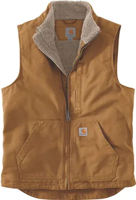 Immagine prodotto di Carhartt Gilet invernale a collo alto con fodera in Pelliccia sintetica , Colore:nero, Taglia:XXL