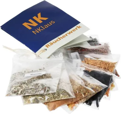Produktbild von Starterpaket Räucherwerk Set 10tlg mit Anleitung Räuchermischung Weihrauch 1340