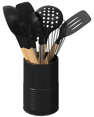 Image de Set d'ustensiles de cuisine 7pcs noir