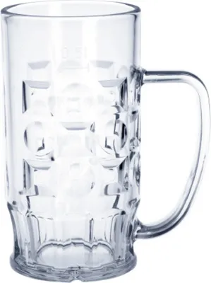 Produktbild von SET 56 St. Bier Krug 0,4l SAN Glasklar Kunststoff Spülmaschinen fest, lebensmittelecht