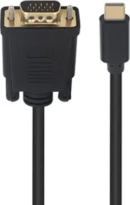 Produktbild von Ewent EC1052, 1,8 m, USB Typ-C, VGA (D-Sub), Männlich, Männlich, Gerade