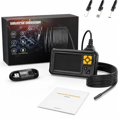 Produktbild von Endoskop Kamera mit Display, 4,3 Zoll IPS Bildschirm, 1080P HD Inspektionskamera mit 10m Kabel, IP67 wasserdicht, LED Licht für Auto, Rohr und Heimwerker