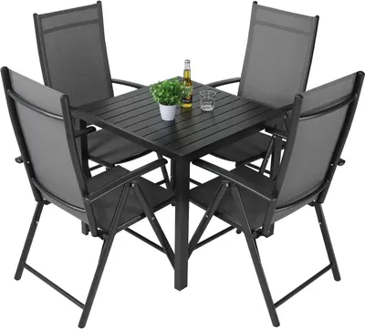 Image de Chaise de jardin - Chaise de jardin réglable - Chaise d'extérieur - Chaise de camping - Chaise de balcon - Réglable sur 7 positions