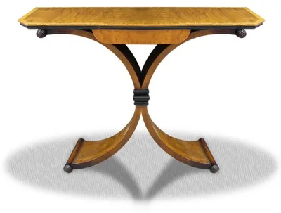 Image de Casa Padrino Table d'appoint avec tiroir Marron 100 x 35 x H. 85 cm - Table d'appoint de luxe
