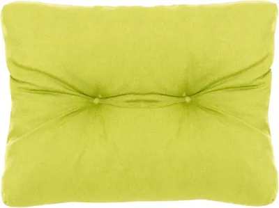 Produktbild von Best Wool rückenlehne für palettenkissen, wetterfestes europaletten polster mit Polyurethanflockfüllung – limette 40x40 cm