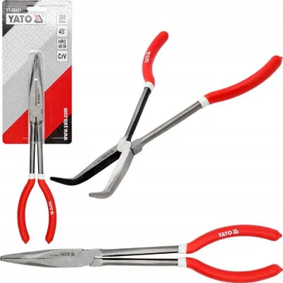 Produktbild von Yato szczypce wydłużone wygięte 285mm 45st.