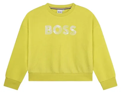 Produktbild von Boss - Sweatshirt für Kinder, Rundhalsausschnitt, leger GT21868 (140) (Limone)