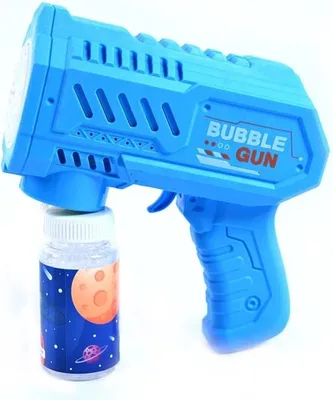 Zdjęcie produktu dla Bańki Mydlane Pistolet Do Baniek Maszyna Wyrzutnia + Płyn