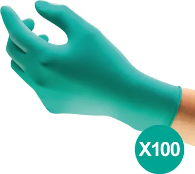 Produktbild von Nitril Einweghandschuhe Puderfrei Latexfrei x 100 TouchNTuff 92-600 XL