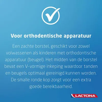 Productafbeelding van Lactona Orthodontische Tandenborstel (1 stuk)
