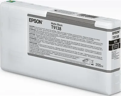 Produktbild von Epson Tintenpatrone matte black T 913 200 ml             T 9138N