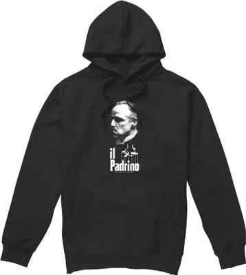 Immagine prodotto di Il Padrino - Felpa con cappuccio "Il Padrino" da uomo TV9084 (S) (Nero)