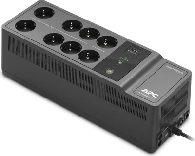 Produktbild von APC Back-UPS BE650G2-GR - USV 8x Schuko - 650VA - 1 USB-Ladegerät - 1 USB-Datenanschluss - Standby (Offline) - 0,65 kVA - 400 W - Sine - 180 V - 226 V