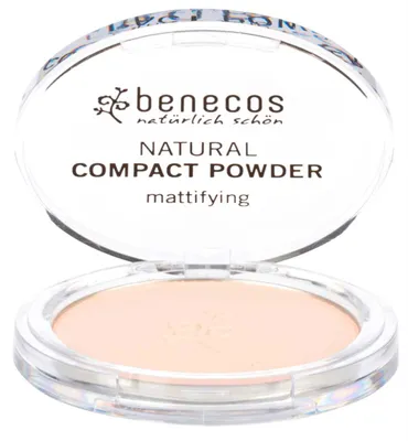 Produktbild von benecos Natural Beauty Compact Powder fair Bio 9g