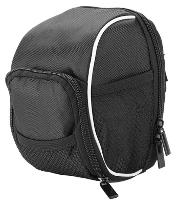 Produktbild von Schwarze multifunktionale Fahrrad-Lenkertasche mit Schnellverschluss für den vorderen Rahmenrohr