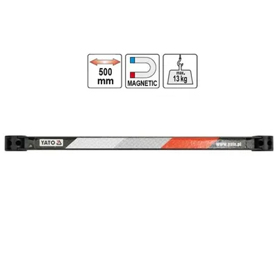 Produktbild von Yato YT-0835, Magnetischer Werkzeughalter, 13 kg, Universal, Kohlenstoffstahl, Schwarz, 500 mm