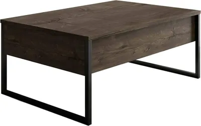 Immagine prodotto di Dmora Tavolino da Salotto Lavinia 60x90x40h cm Nero, Portariviste Forma Rettangolare