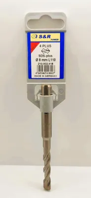 Produktbild von S&R Betonbohrer SDS 4+ 8x110mm für Beton