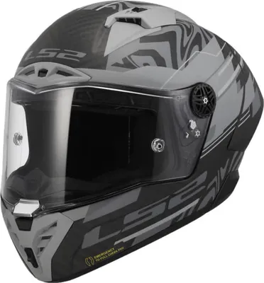 Produktbild von Integralhelm LS2 FF805 THUNDER GP AERO Polar Mattschwarz größe L