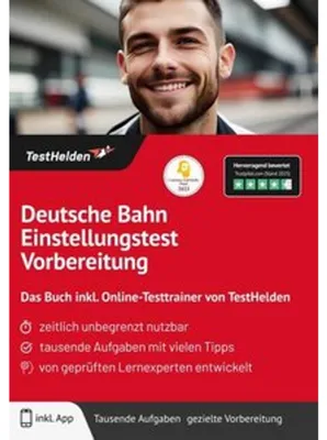 Immagine prodotto di Deutsche Bahn Einstellungstest Vorbereitung: Das Buch inkl. Online-Testtrainer von TestHelden