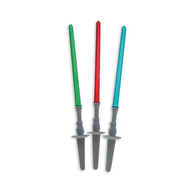 Produktbild von Lichtschwerter Tortendeko Set