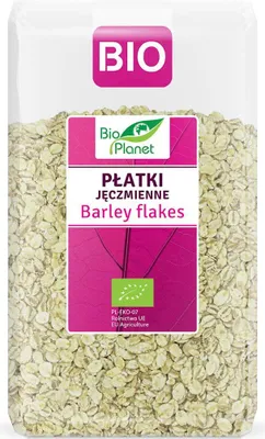 PŁATKI JĘCZMIENNE BIO 600 g - BIO PLANET