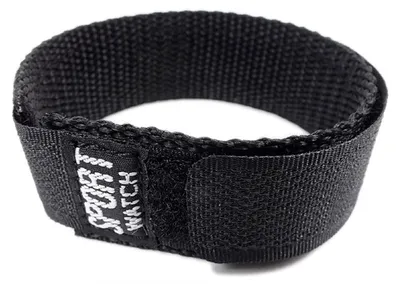 Produktbild von Sport Durchzugsband Klettverschluss Textil schwarz 18 - 20mm