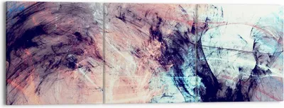 Produktbild von Bild auf Leinwand - Leinwandbild - Abstraktion modern - 150x50cm - Wand Bild - Wanddeko - Leinwanddruck - Bilder - Kunstdruck - Wanddekoration - Leinwand bilder - Wandkunst - CA150x50-3423