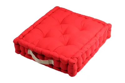 Produktbild von STOF | Bodenkissen - Sitzkissen - Dekokissen - 45 cm x 45 cm - rot - Bodensitzkissen - Kissen - Dekoration