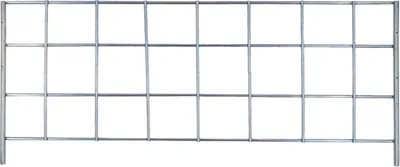 Produktbild von Draht-Steckgitter für Schulte Fachbodenregale mit Stecksystem für MULTIplus85/150 | HxT 14x40cm | Glanzverzinkt