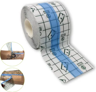 Produktbild von LisaCare wasserfeste Pflaster Duschpflaster - 5cmx10m transparent
