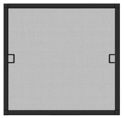 Immagine prodotto di Zanzariera Schellenberg per finestre Premium, zanzariera con telaio in alluminio, protezione contro gli insetti, 100 x 120 cm, antracite, 70041