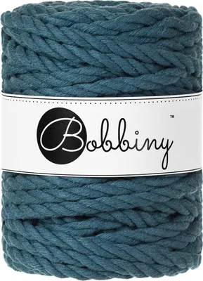 Produktbild von Bobbiny Macrame Cord 9 mm 30 m Steel Schnur