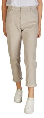 Productafbeelding van DENIMFY Cordbroek dames, mom fit, hoge taille, rechte pijpen, stretch, model DFLisa