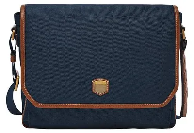 Produktbild von FOSSIL Umhängetasche Laptoptasche mit Laptopfach Hayes Courier Navy dunkelblau