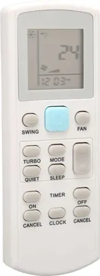 Image de Télécommande de climatisation, Télécommande LED Noir Sous-titre Durable f��r Climatisation f��r DTR-4.9 (Blanc)