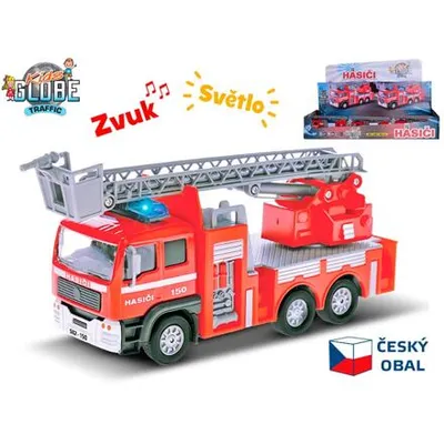 Produktbild von Kids Globe Die-cast Feuerwehr-Leiterwagen NL, 16cm