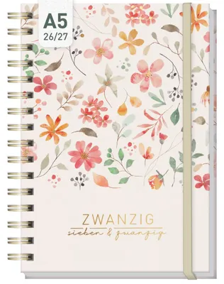 Produktbild von Lieblings-Timer 2026/2027 / 17 Monate / A5 / Wild Blossoms / Häfft-Verlag