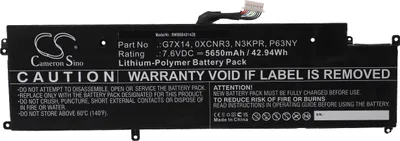 Produktbild von vhbw Akku Ersatz für Dell G7X14, 0XCNR3, P63NY, N3KPR für Notebook (5650 mAh, 7,6 V, Li-Polymer)