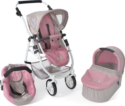 Produktbild von BAYER CHIC 2000 Puppenwagen 3in1 Kombi EMOTION 637 36