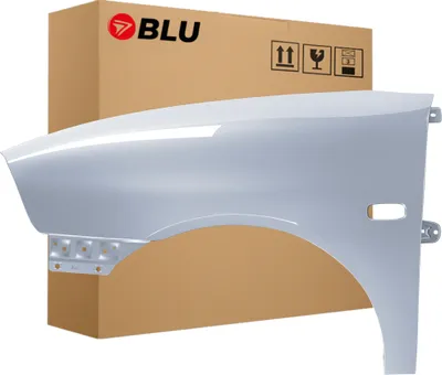 Immagine prodotto di BLU Parafango compatibile con Seat Ibiza Cordoba (6L - III 3. Generation) LS5T Sinistra Blau BlauPolar | 2002-2008 | Anteriore | Verniciato | Pronto per il montaggio | Acciaio