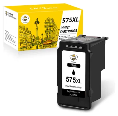 Produktbild von 1er Schwarz für CANON PG-575 576 XXL Patronen Tintenpatrone für Pixma TR4750i TR4751i TS3550i TS3551i