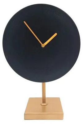 Produktbild von Elegante goldene und schwarze Metalluhr - 4122