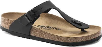 Image de Birkenstock Mules GIZEH Birko-Flor noir pour femme